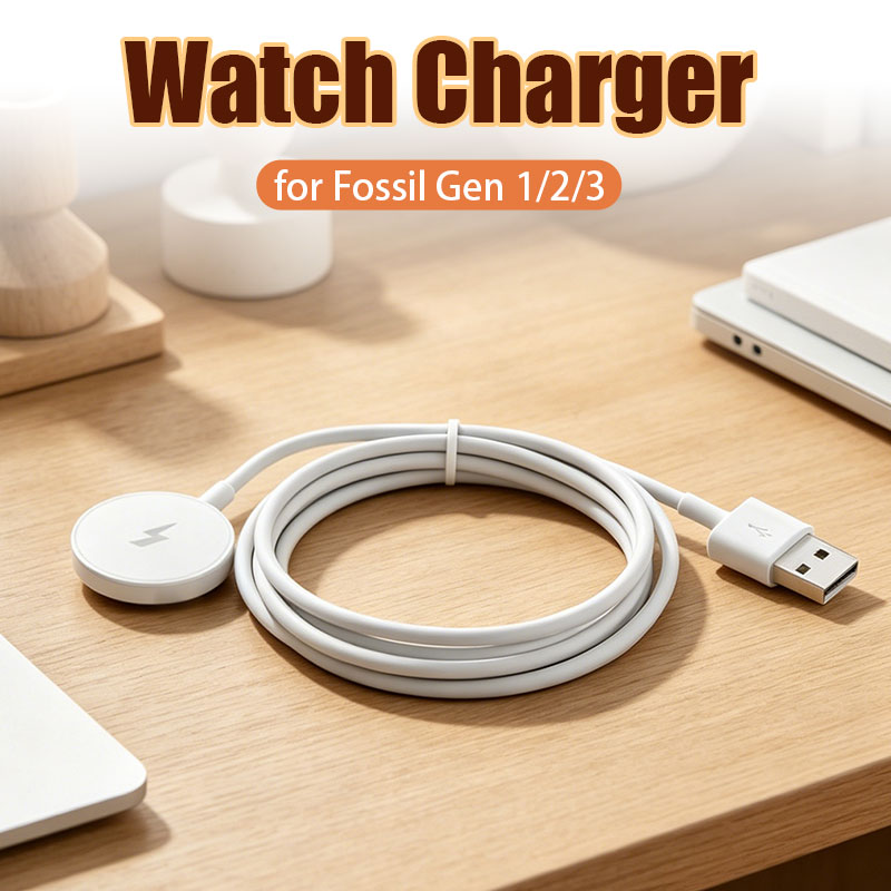 USB ウォッチ充電器アダプター スマートウォッチ充電ケーブ - Fossil Smartwatch Accessories のレビューと価格