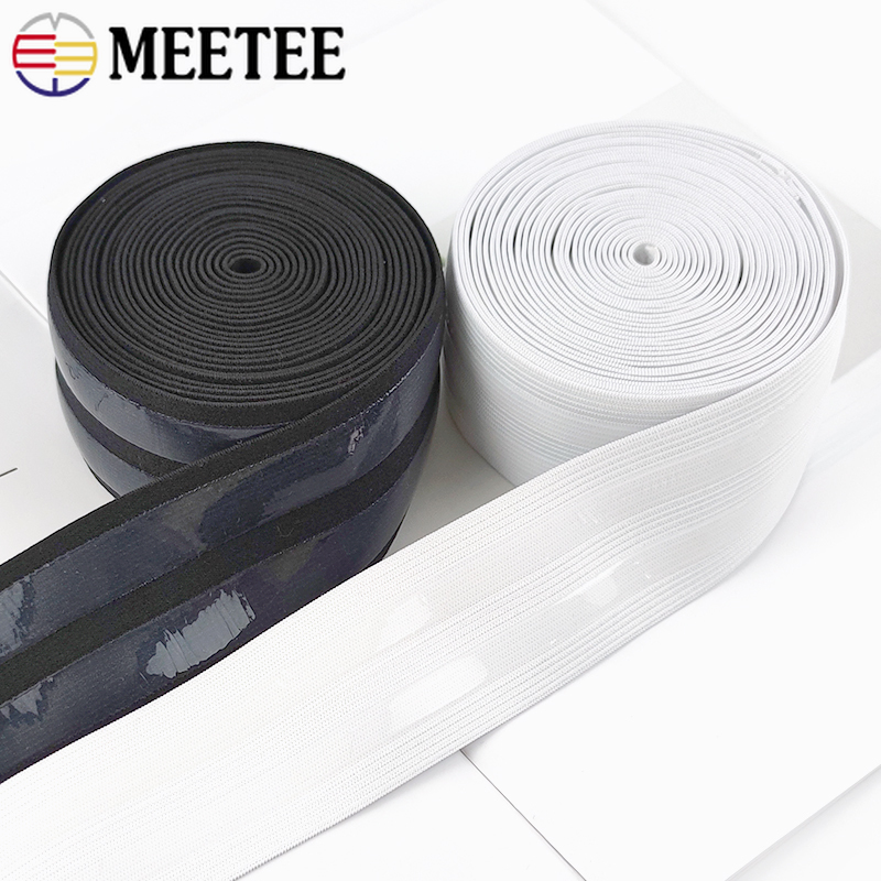 1-5M 50mm滑り止め弾性テープ 黒白ストライプシリコン - Silicone Band Replacement のレビューと価格