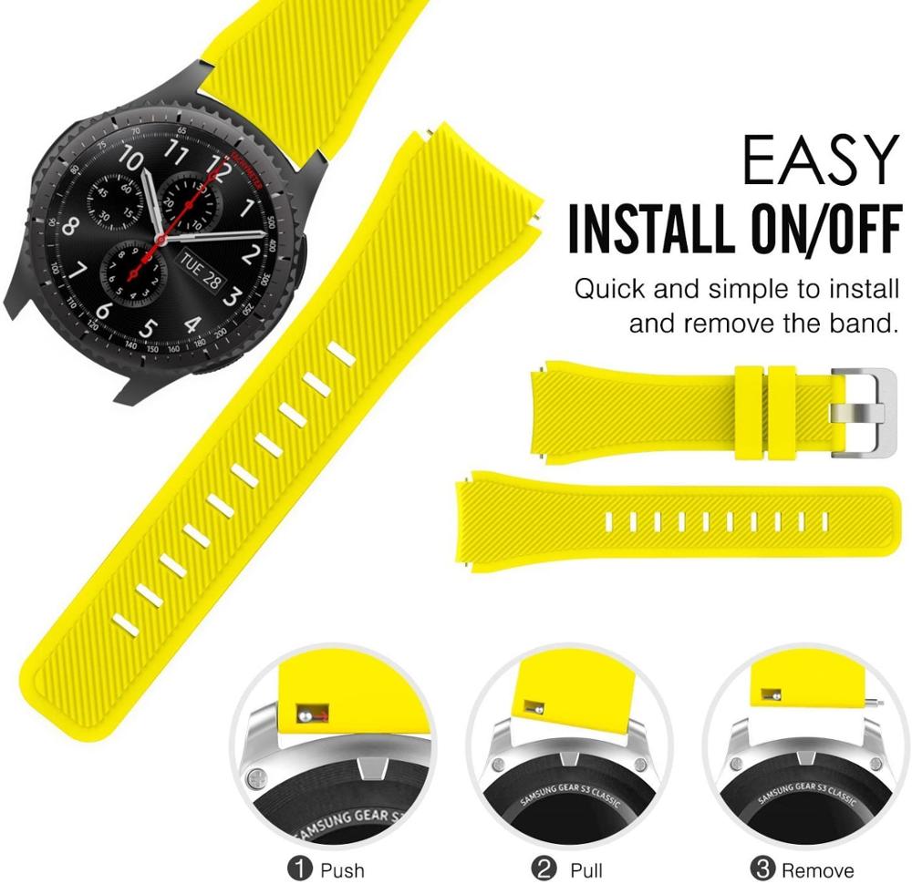 サムスンギャラクシーウォッチ用20mm/22mmストラップ, - Titan Smartwatch Accessories のレビューと価格