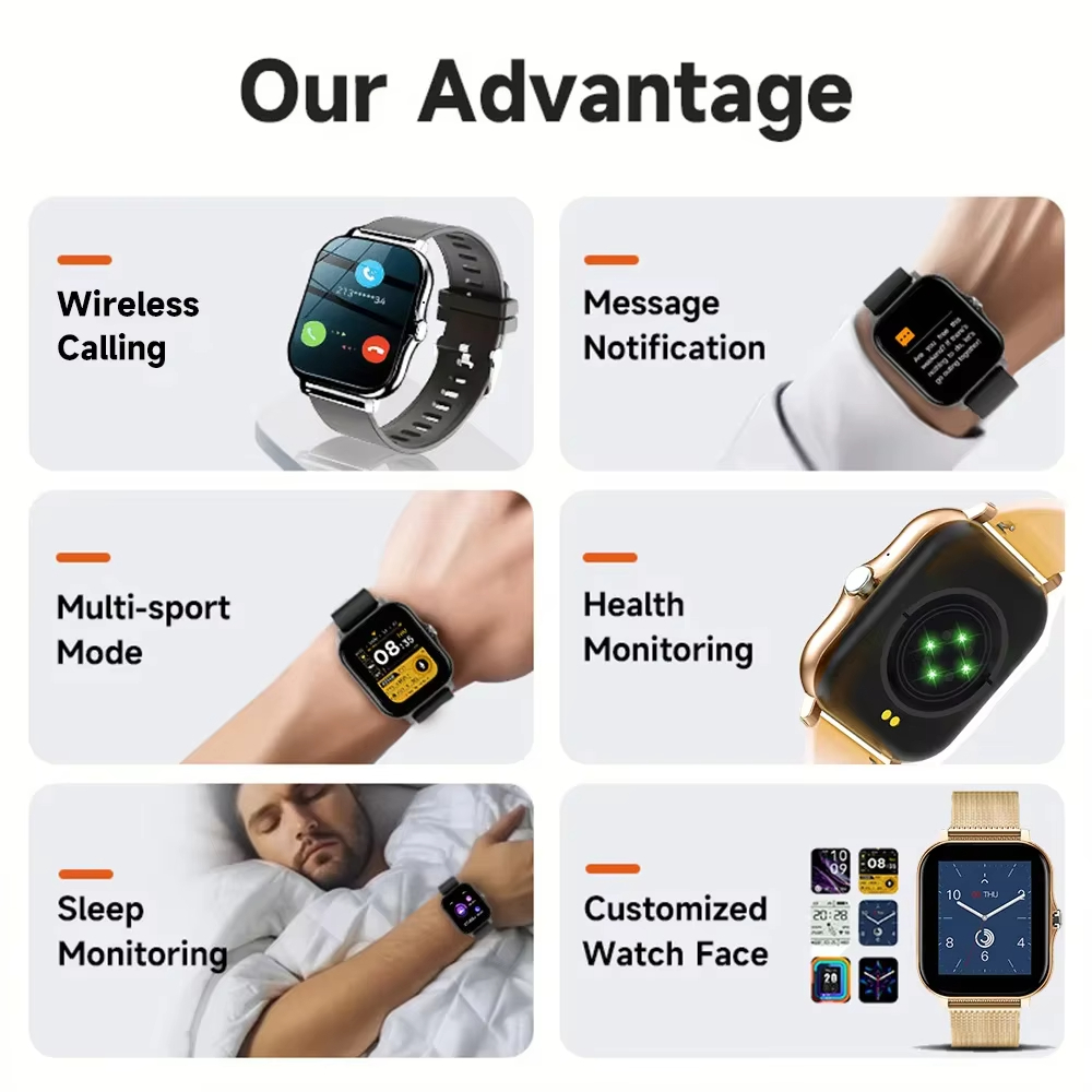 LAXASFIT 2025 新しいスマートウォッチ Blue - Smartwatch Instagram のレビューと価格