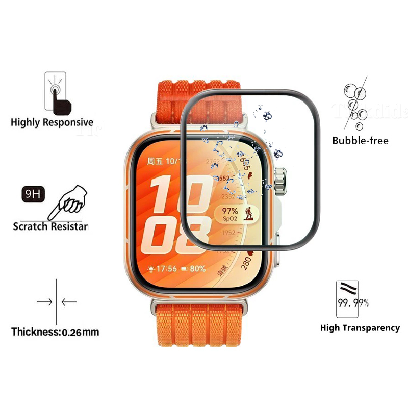 ソフト強化ガラス Huawei Watch Fit 5 Pr - Huawei Smartwatch Accessories のレビューと価格