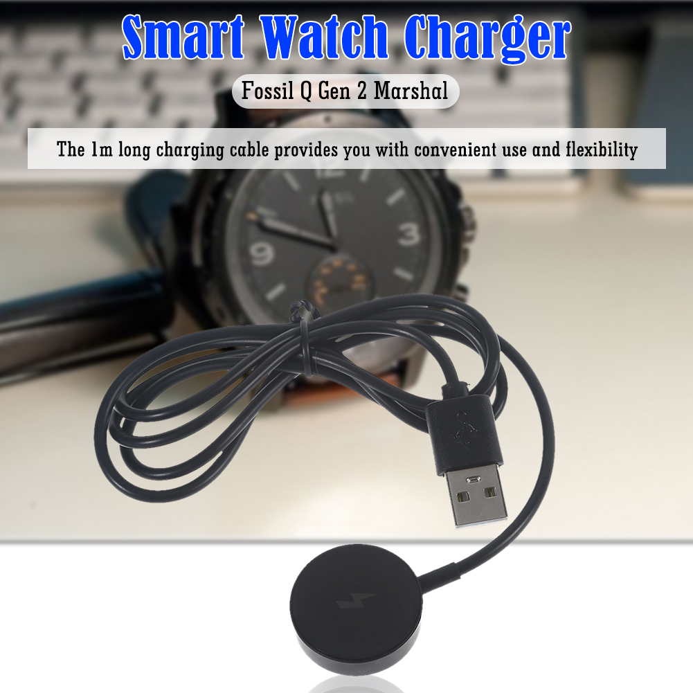 時計充電ケーブル USB 充電ドックケーブル 時計電源クレー - Fossil Smartwatch Accessories のレビューと価格