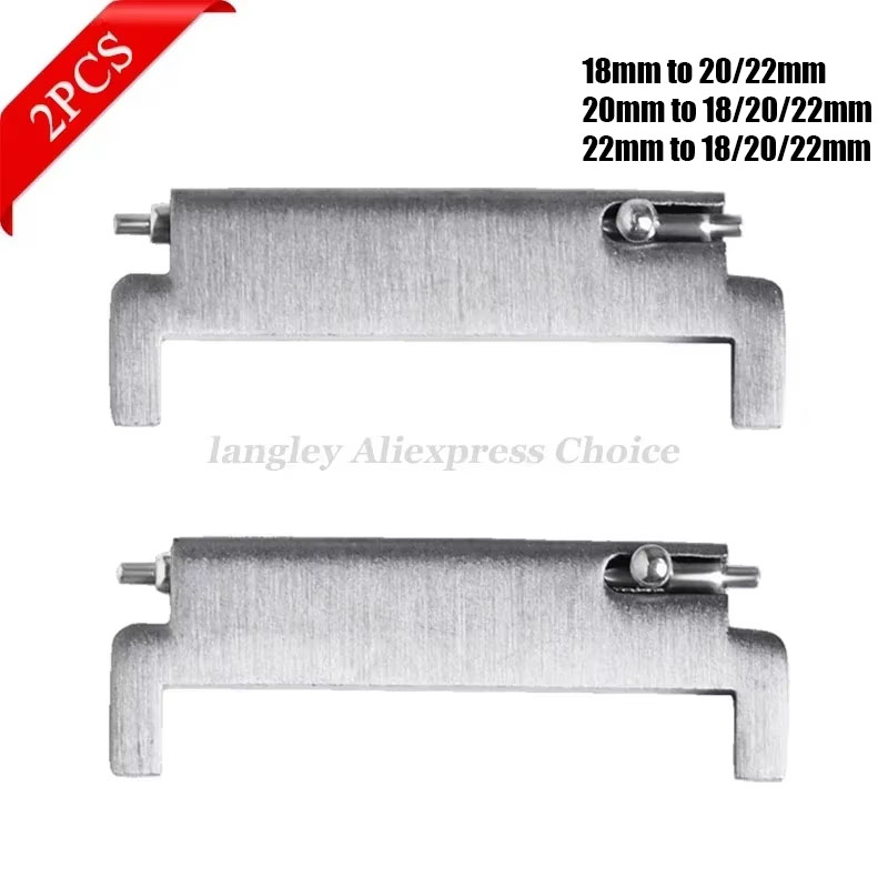 2 個時計バンドアダプタ 20 ミリメートルに 18 ミリメ - Watch Band Connector のレビューと価格
