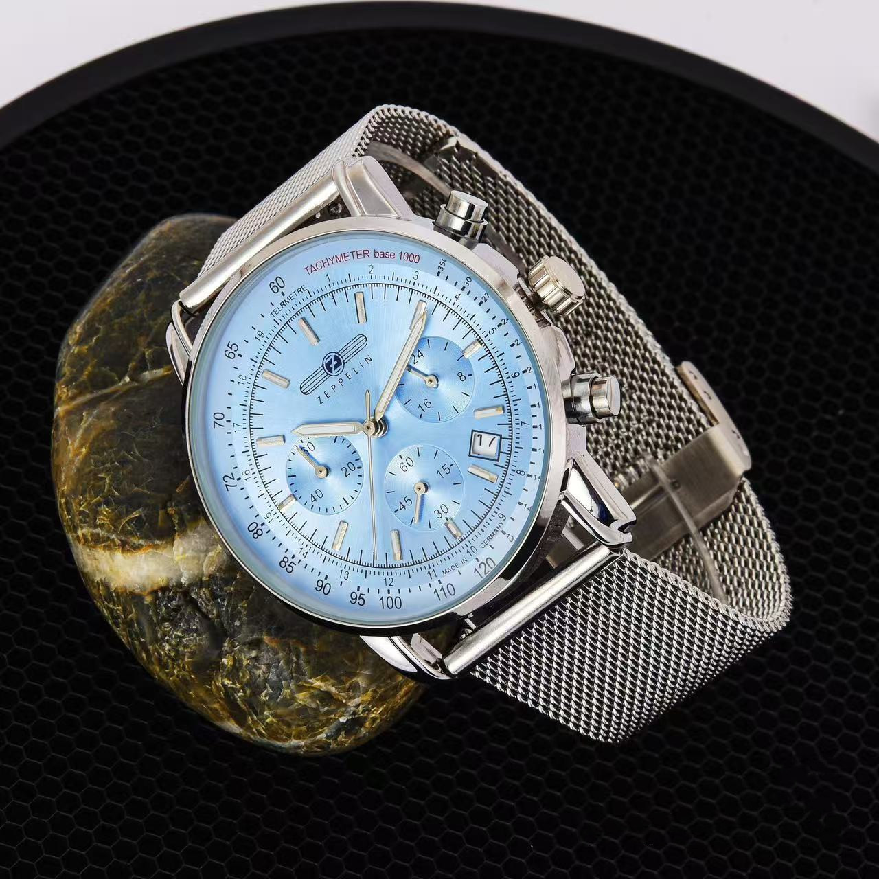 2026 新しいコレクション ゼッペリン メンズ クォーツ時 - Stainless Mesh Band のレビューと価格