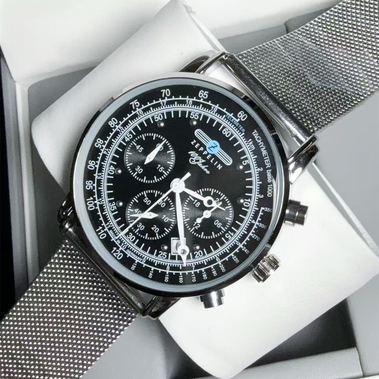 2026 新しいコレクション ゼッペリン メンズ クォーツ時 - Stainless Mesh Band のレビューと価格